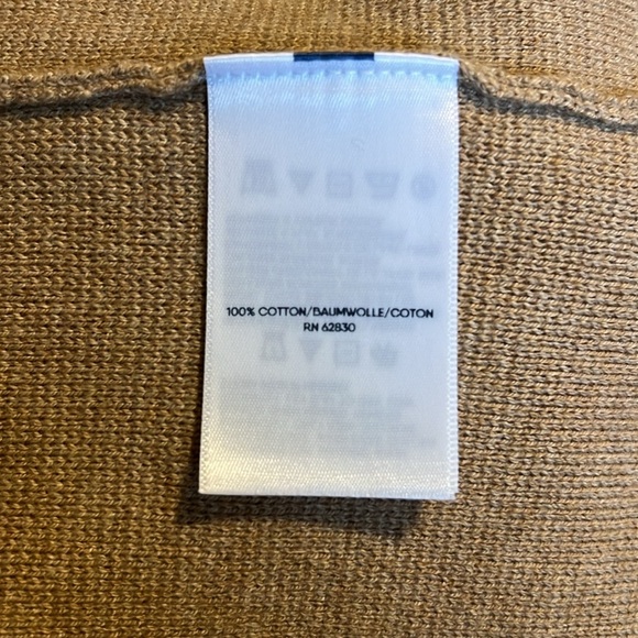 Lands End Long Sleeve Women’s Button Up Beige Cardigan T26* 42525 - Picture 4 of 4